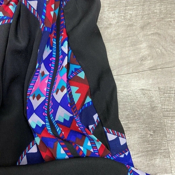 Mara Hoffman Dress Womens Size 0 Multicolor Geometric Racer Back Pockets Ladies - Picture 7 of 8